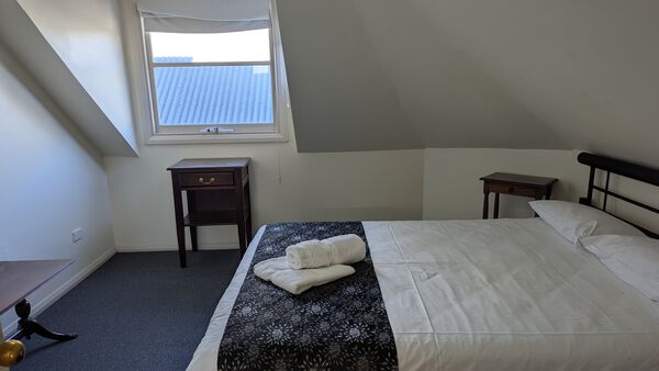 Bedroom 2 | Queen bed | 2 Bed Apartment | The Lodge on Elizabeth Hobart Tasmania Accommodation
