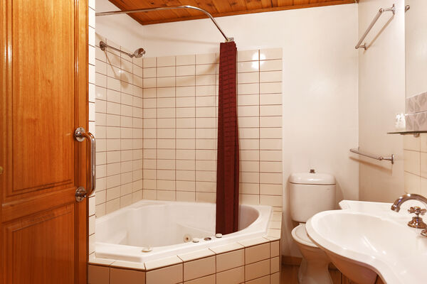 Cottage bathroom | Cottage bathroom | Cottage | The Lodge on Elizabeth Hobart Tasmania Accommodation
